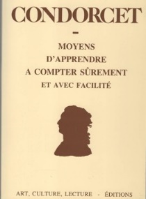 Couverture du livre "Moyens d'apprendre à compter sûrement et avec facilité" de Condorcet