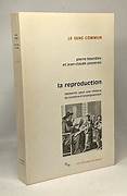 Livre "La Reproduction" de Pierre Bourdieu