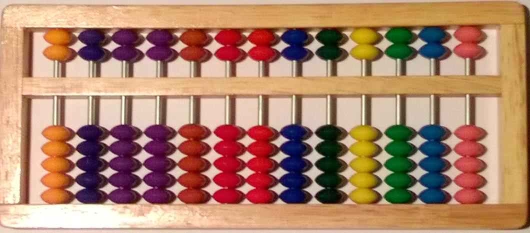 SNIIA Boulier Vintage en Bois avec 13 Colonnes Standard Abacus Calculatrice en Bois Outil De Comptage en Mathématiques Jouet Déducation De Maths pour Enfants-Journaux 