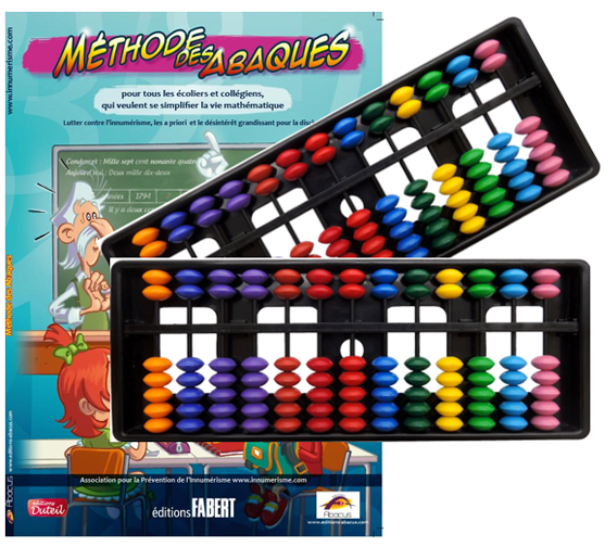 Boulier compteur Abacus pour aveugle ou malvoyant